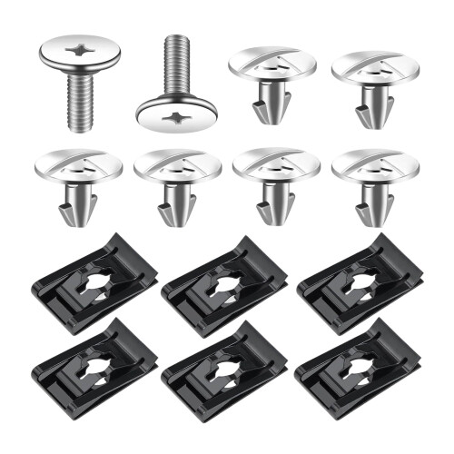 Lower Engine Cover Bolt Pin Screws Bolt Fasteners Precisely Fit