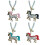 Décoration cheval en strass scintillants 3D Unique,-Rouge 2