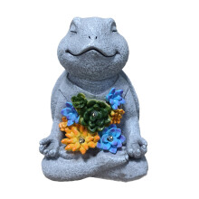 Gartendekorative solarbeleuchtete Schildkrötenfigur zur