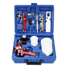 Detailliertes 1,4-mm- und 0,8-mm-Lackierpaar mit-Rot