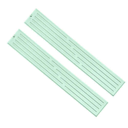 2PCS Premium Rubber Kitchen Mats Designed For Sink Edge-Green
