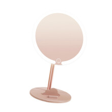 Wiederaufladbarer Make-up-Spiegel, 90 Positionen, flexible-Rosa