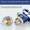 Metall-Körperlack-Applikator-Set, 1,4 mm, 0,8 mm,-Silber 6