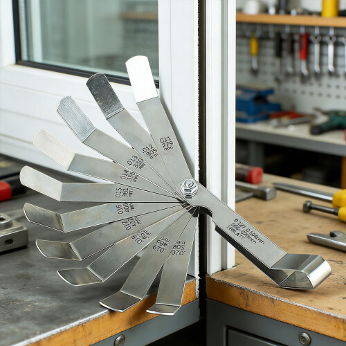 16 Blade Bent Feeler Gauges Accurate Thickness Measurement-1 2