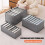 4PCS Multipurpose Storage Boxes 7 Compartments For-S 3