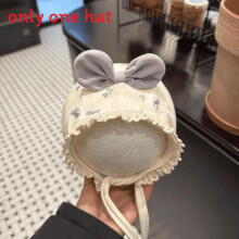 (Purple Bow)Baby Girl Toddler Hat With Short Brim And Cute Butterfly Bow For 08 Months