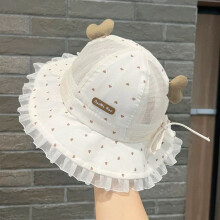 (Khaki)Baby Sun Protection Hat With Wide Brim And Mesh For Toddler Outdoor Summer