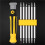 12-in-1 Screwdriver Multibit Screwdriver with Magnetic Bit Holder Includes Flat , Phillips, Hex,Square, and Y Driver 3