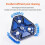 Pool Vacuum  with Side Brush Universal Steering Handle & Universal Rotatable Hose Adapter 10