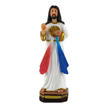 Heilige Moeder Mary's met kindstandbeeld Hars-Jezus Ornament B