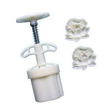 Plastic Double Chamber Pastry Mould For Mooncakes 50g 75g-50g