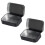 Retro Styles Hingeds Tin Containers Space Saving-Black 1