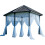 Matériaux d'abri de camping portables, conceptions-Bleu ciel A 1