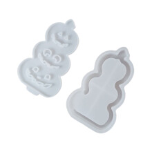Moule en Silicone léger citrouille d'halloween, outil en résine