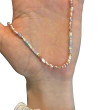 Decorative Choker for Pet Cats Dog Pearls Neckwear for Fashion