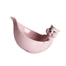Eichhörnchen fleischiger Pflanzentopf, Keramik, kleiner-Rosa