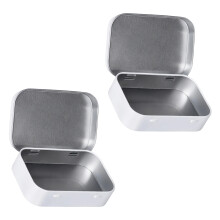 Rostfreie Flip-Top-Organizer, Dosen, tragbarer Haushalt,- Weiß