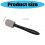 Safe Pumice Toilet Brush Long Handle Comfortable Hold-White 4