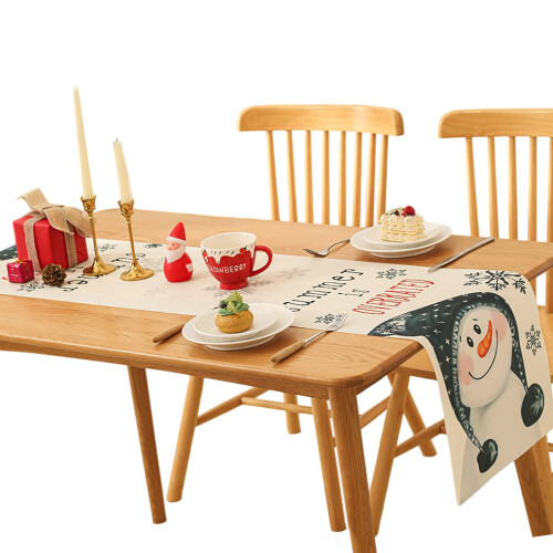 Holiday Dining Table Runner Christmas Party Decorations-6
