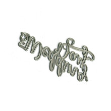 Wedding Day Die Cut Metal Embossing Templates Carbon Steel