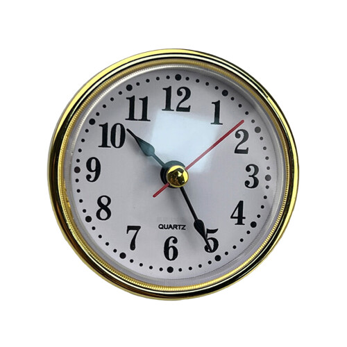 2.56" Round Quartzs Clock Insert-Arabian gold Style2