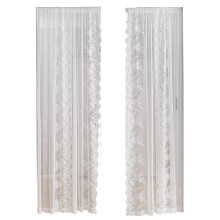 Rideaux de fenĂŞtre en dentelle extensible, ensemble de 2-C
