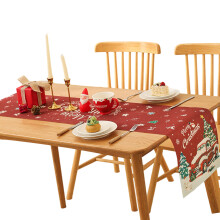 Christmas Tablecloth Fabric Festival Party Dining Decoration-4