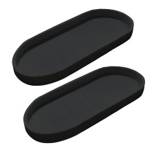 Multipurpose Silicone Tray For Makeup Essential Bathroom-Black