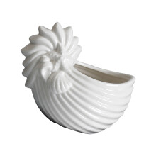 Conch Shape Candle Holder Cup Keramische Vetplanten Pot Mini-Wit