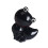 Keramik Emmet Form Pflanzer Halter Lagerung Eimer-Schwarz 1
