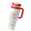 Stable Grip Wide Neck Nonrust Steel Cup 12Hrs Temperature-Red 1