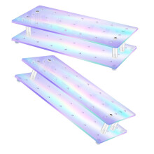 Sturdy Acrylic Bonbon Stand 21 Slot Drying Rack for-2 pieces