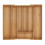 Bamboo Adjustable Cutlery Tray for Drawers 1