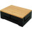 Bamboo Cable Storage Box with Lid - Conceals Power Strips 1