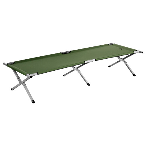 Klappbares Feldbett, Grün, 200 cm