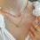 Collier ras du cou en perles pour animaux de compagnie, bijoux 7