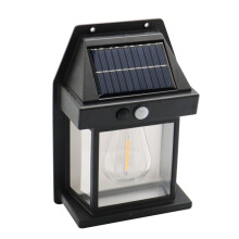 Solar-Wolframbirnen-Wandleuchte für Den AußEnbereich, Wasserdichte Wandleuchte für Den Innenhof, Landschaft, Dekorative Lampe