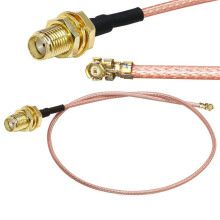 5 Pcs SMA Connector Cable Female to UFL/U.FL/IPX/IPEX RF or NO Connector Coax Adapter Assembly RG178 Pigtail Cable
