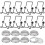Le Kit de 8 Pots de Germination Comprend des Couvercles de Germination et des Supports de Germination. 1