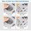 Magnetic Key Box for Under Car, Waterproof Combination Lock Box with Strong Magnets, Resettable 4-Digit Code Holder 4