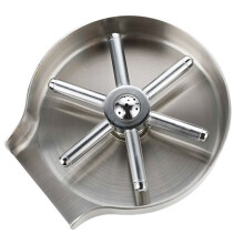 Glass Rinser Easy to Drain 9-Hole Cup Washer High Pressure Automatic Cup Washer Coffee Cup Washer Faucet Wide Mouth