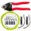 Light Yellow Universal Bike Shift Cable Housing Kit Includes Cable Cutters, Bike Shift Cable, Brake Cable 1