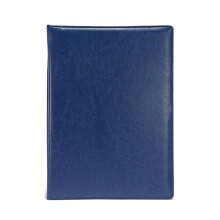 A4 PU Padfolio File Folder Portfolio Business Document Holder Metal Clipboard Pad Document Organizer Holder, C