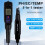 Water Soil Quality Tester Digital PH/EC/TEMP 3-in-1 Tester Multi-Function Testing PH Meter for Aquariums Pools Dough 9