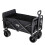 Folding Wagon, Black, 160L Capacity 1
