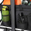 Folding Wagon, Black, 160L Capacity 8