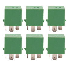 12V 35A 5 Pins Kylarfläktrelä Grön 6547TX för  206 207 306 307 406 407 807