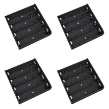 4 PZ 4X 21700 Portabatteria Scatola di Immagazzinaggio Custodia ABS Ignifugo Custodie per Banche di Alimentazione Slot per Batterie Contenitore con