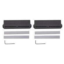 2X DDR4 DDR5 RAM MéMoire Dissipateur Thermique Refroidisseur MéMoire Gilet de Refroidissement Radiateur en Aluminium avec Conducteur Thermique de