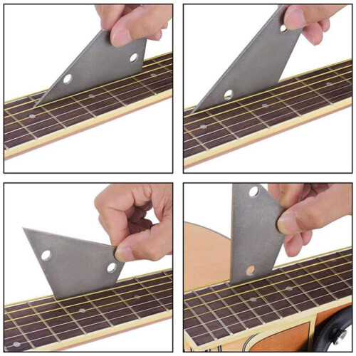 Gitarr Greppbrädeskydd Rostfritt Stål Basgitarr Gripbrädeskydd Luthier Tools Gripbrädeskydd 2